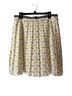 J.Crew Floral White Yellow Casual Skirt Size 14 - photo 1