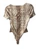 Bar III Snake Print Bodysuit Size S - photo 2