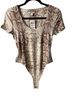Bar III Snake Print Bodysuit Size S - photo 1