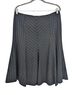 Missoni 98% Wool 2% Elastan 100% Viscose Chevron-herringbone Stripes Black Teal Ivory Wool Skirt Size 10 - photo 2
