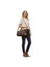 Dooney & Bourke Print Brown Tan Satchel One size - photo 1