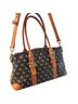 Dooney & Bourke Print Brown Tan Satchel One size - photo 2