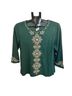 Alfred Dunner Print Green Orange White Pullover Sweater Size S - photo 1