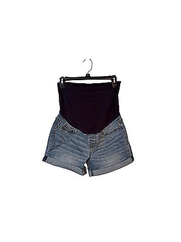 Levi Strauss Signature Maternity Shortie Denim Shorts (view 1)