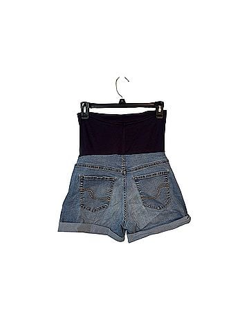 Levi Strauss Signature Maternity Shortie Denim Shorts (view 2)