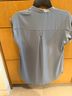 Pleione Blue Short Sleeve Blouse Size 2 - photo 3