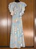 Dolan Floral Blue Pink Yellow Casual Dress Size XS - photo 3