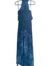 Aqua Floral Blue Cocktail Dress Size 0X - photo 1