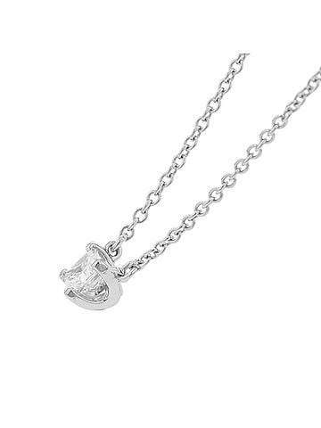 Tiffany & Co. Tiffany &amp; Co. Solitaire Square Diamond Necklace, 1P (approx. 0.12ct), Pt950 Platinum. (Tiffany Pendant) (view 2)