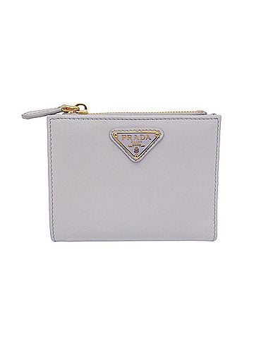 Prada Prada 1ML050 Women's Leather Wallet (bi-fold) Light Purple (view 1)