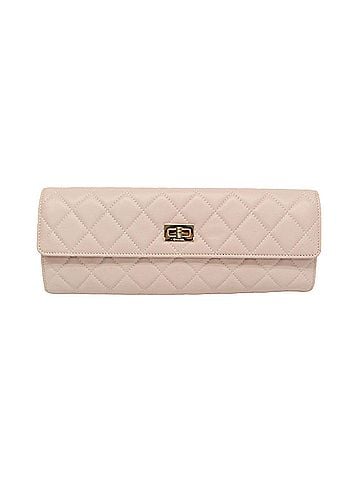 Chanel Chanel Matelasse 2.55 Jewelry Case Women's Leather Clutch Bag Light Pink (view 1)