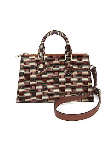 Moreau Moreau Small Shoulder Bag Women's Coated Canvas,Leather Handbag,Shoulder Bag Brown,Yellow (view 1)