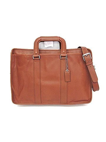Coach Coach Embassy Brief F70374 Men's Leather Briefcase,Shoulder Bag Brown (view 1)