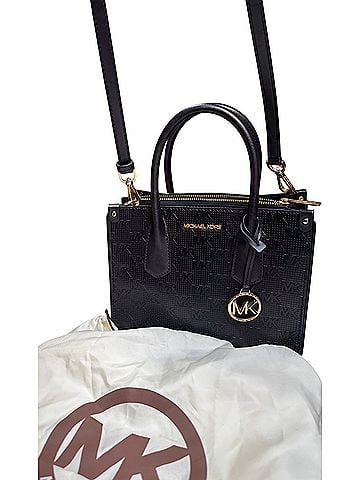 Michael Kors Leather Satchel (view 1)