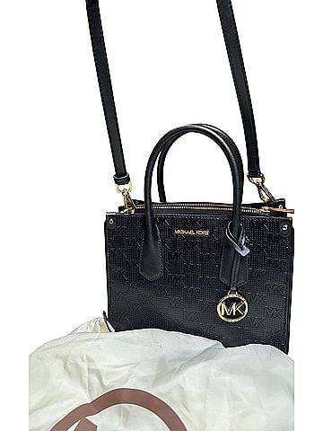 Michael Kors Leather Satchel (view 2)