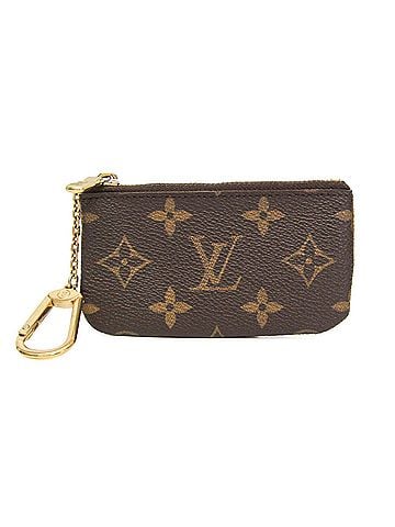 Louis Vuitton Louis Vuitton Monogram Key Pouch M62650 Men,Women Monogram Coin Purse/coin Case Brown (view 1)