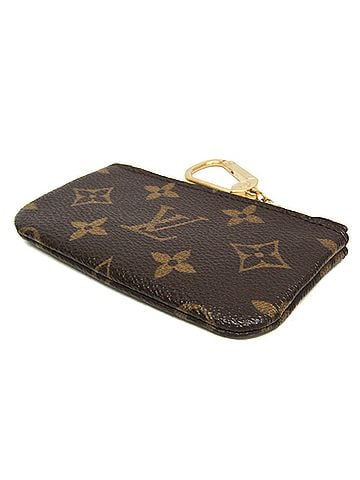 Louis Vuitton Louis Vuitton Monogram Key Pouch M62650 Men,Women Monogram Coin Purse/coin Case Brown (view 2)