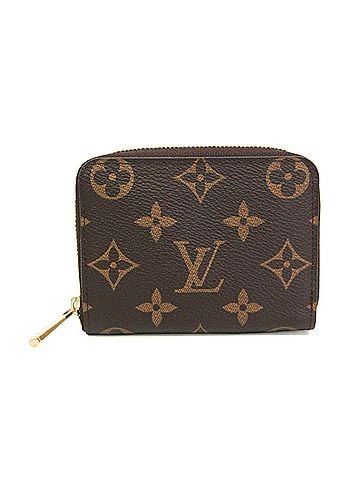 Louis Vuitton Louis Vuitton Monogram Zippy Coin Purse M60067 Men,Women Monogram Coin Purse/coin Case Brown (view 1)