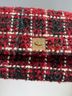 Anine Bing Checkered-gingham Chevron-herringbone Red Black White Shoulder Bag One size - photo 7