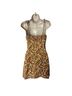 Réalisation 100% Silk 73% Polyester 9% Elastane Floral Brown Casual Dress Size XS - photo 2