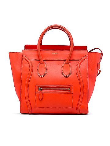 Céline Mini Smooth Calfskin Luggage Tote (view 1)