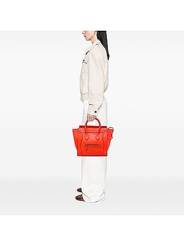 Céline Mini Smooth Calfskin Luggage Tote (view 2)