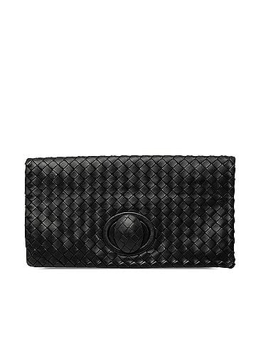 Bottega Veneta Nappa Intrecciato Turn Lock Clutch (view 1)