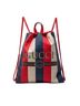 Gucci 100% Canvas Red Canvas Sylvie Baiadera Web Drawstring Backpack One size - photo 1