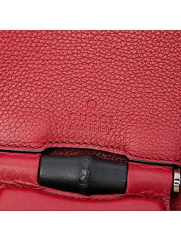 Gucci Medium Leather Bamboo Nouveau Fringe Crossbody (view 2)