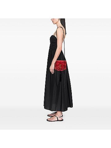 Saint Laurent Suede Monogram Fetish Tassel Crossbody (view 2)