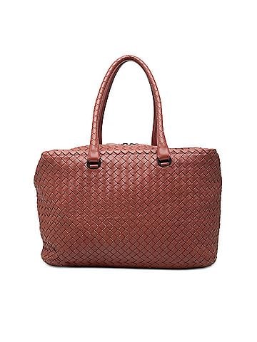 Bottega Veneta Nappa Intrecciato Brick Tote (view 1)