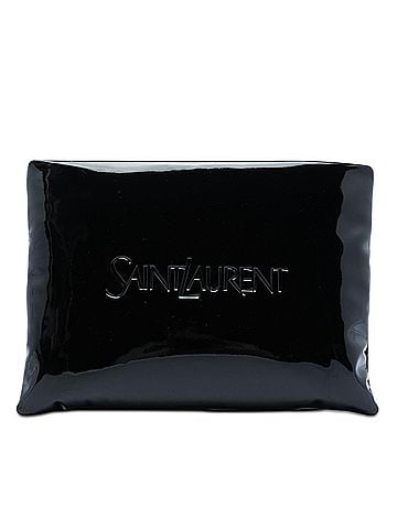 Saint Laurent Large Patent Puffy Pouch (view 1)