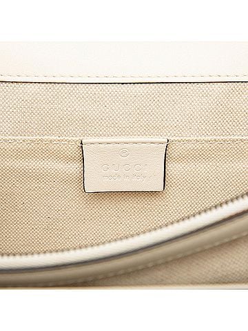 Gucci Medium Leather Bamboo Dionysus Web Satchel (view 2)