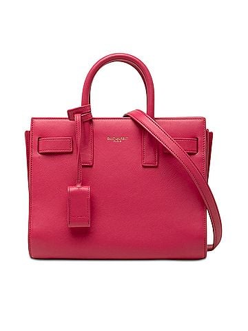 Saint Laurent Nano Leather Sac De Jour Satchel (view 1)