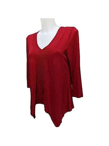 Adrianna Papell 3/4 Sleeve Jersey (view 1)