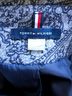Tommy Hilfiger 100% Polyester 2% Spandex Paisley Gray Black Blazer Size 6 - photo 5