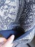Tommy Hilfiger 100% Polyester 2% Spandex Paisley Gray Black Blazer Size 6 - photo 7