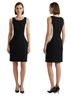 St. John Black Ivory Cocktail Dress Size 12 - photo 1