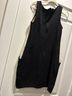St. John Black Ivory Cocktail Dress Size 12 - photo 3