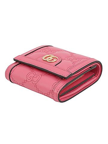 Gucci Gucci Bi-fold Wallet GG Matelassé Compact Leather 723799 GUCCI Women's WALLET (view 2)