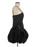 BCBGMAXAZRIA 100% Polyester 100% Polyester Solid Black Cocktail Dress Size 6 - photo 3
