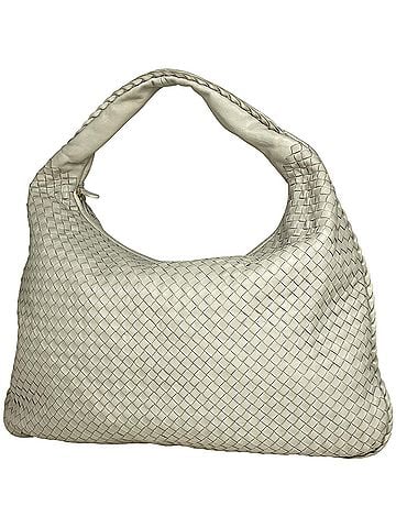 Bottega Veneta Bottega Veneta shoulder bag, Intrecciato leather, ivory, 181140, women's. (view 1)