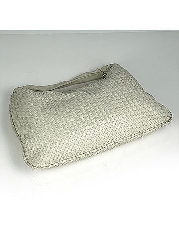 Bottega Veneta Bottega Veneta shoulder bag, Intrecciato leather, ivory, 181140, women's. (view 2)
