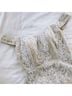 Lulus 100% Polyester Solid White Ivory Cocktail Dress Size 4 - photo 4