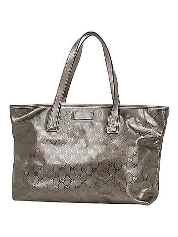 Gucci Gucci GG Imprime Tote Bag, Pattern, Metallic Coated Canvas, Pink, 211137, Women's (view 1)