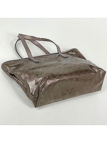 Gucci Gucci GG Imprime Tote Bag, Pattern, Metallic Coated Canvas, Pink, 211137, Women's (view 2)