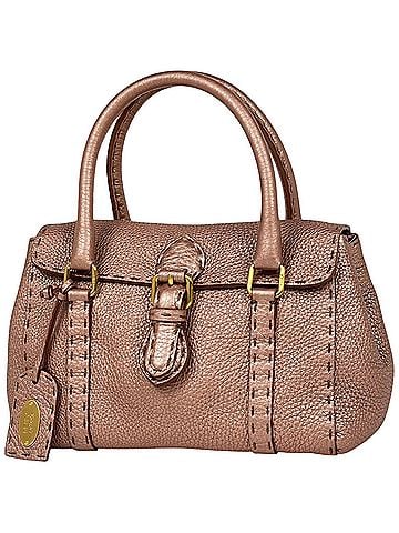 Fendi Fendi FENDI handbag Selleria Mini Linda leather pink 8BR486 women's (view 1)