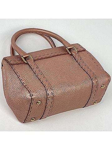 Fendi Fendi FENDI handbag Selleria Mini Linda leather pink 8BR486 women's (view 2)