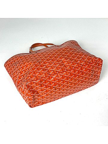Goyard Goyard Saint Louis PM Reversible Tote Bag, All-over Print, Coated Canvas, Orange, Women's (view 2)