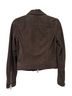 ALLSAINTS 100% Leather 55% Viscose 45% Cotton 100% Polyester Brown Leather Jacket Size 4 - photo 2